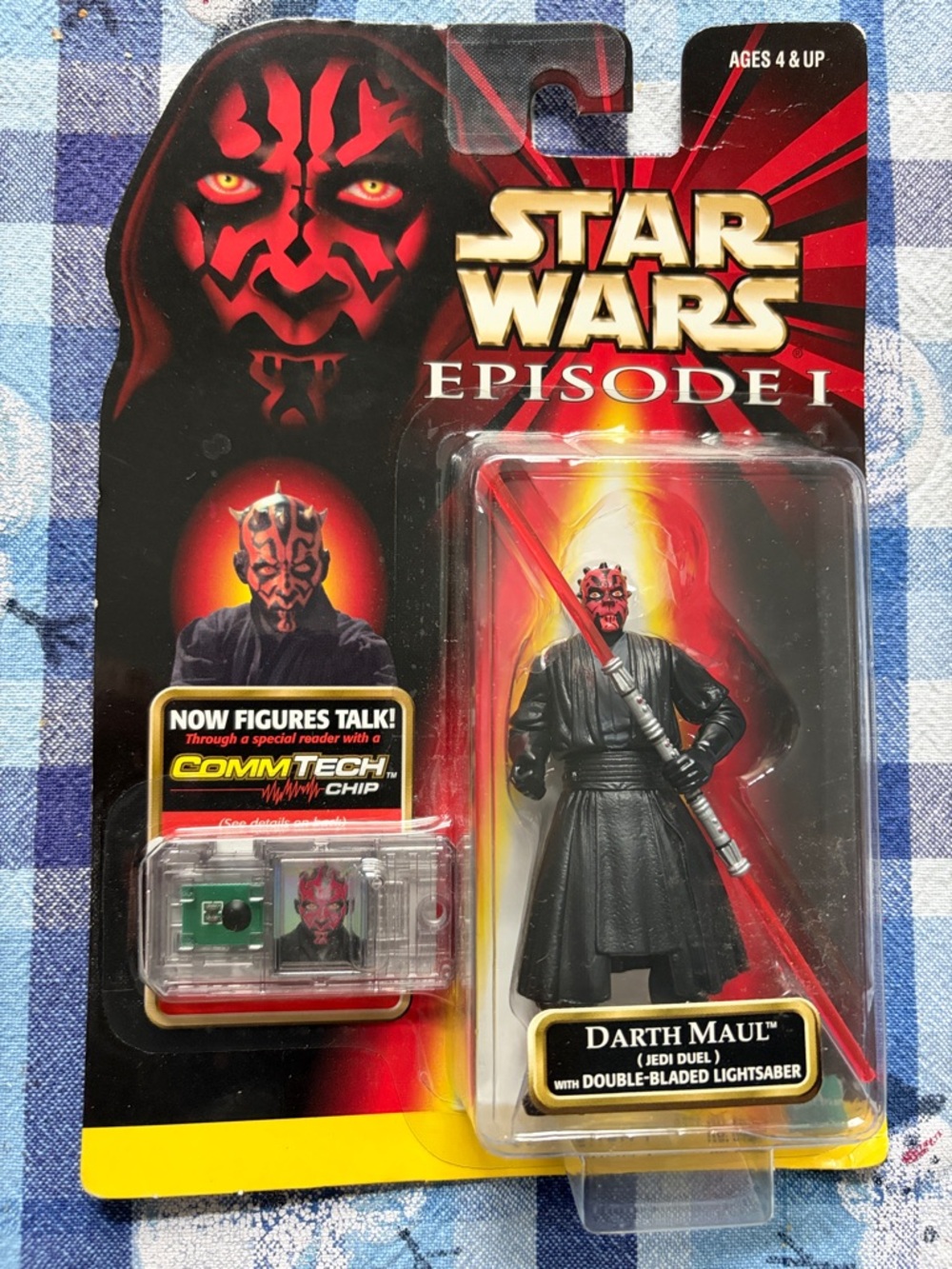 Hasbro Star Wars Episode I Packaging - Black, Red, Yellow, White